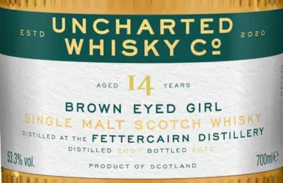 Brown Eyed Girl Fettercairn Label