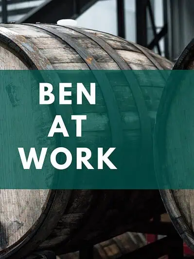 Ben at Work - Ben Nevis in Marsala Cask 2015